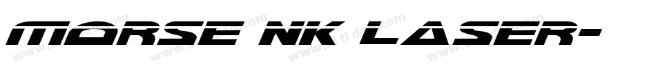 Morse NK Laser字体转换